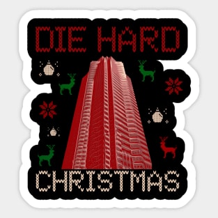 die hard christmas Sticker